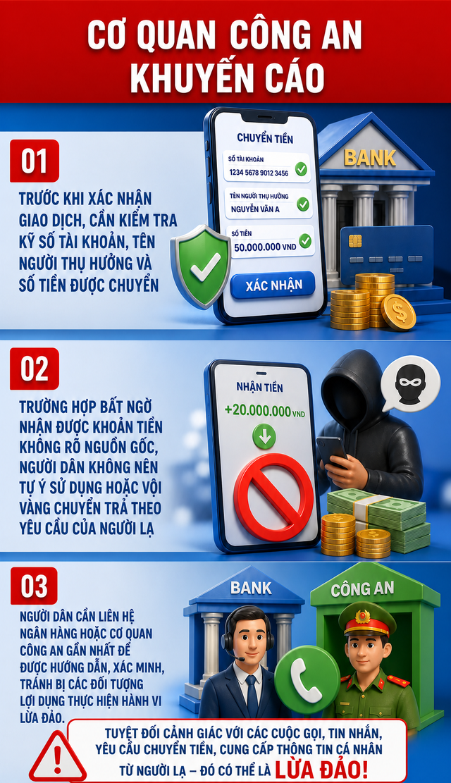 Công an xác minh giao dịch chuyển khoản 464 triệu đồng vào ngày 7/9 - Ảnh 2.