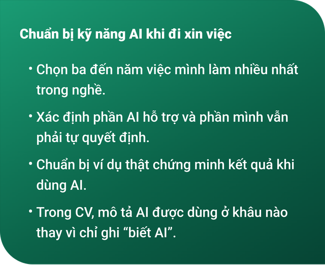 Lời khuy&ecirc;n cho người đi xin việc đang lo m&igrave;nh "phải giỏi AI" - Ảnh 6.