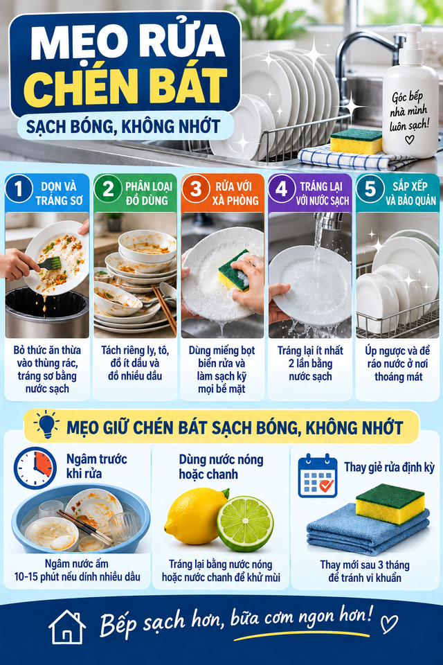 Lời khuyên khi dùng giẻ rửa bát: Đừng đợi bốc mùi hay rách mới thay - Ảnh 3.