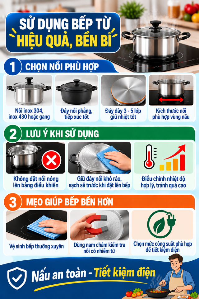 Vung nồi bỗng dính chặt vào mặt bếp: Nhấc lên ngay là điều nên tránh - Ảnh 6.