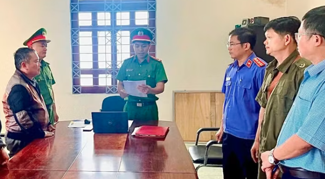 Thi hành lệnh bắt tạm giam Nguyễn Thanh Dũng SN 1969 - Ảnh 1.