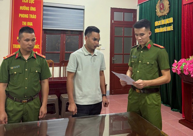 Thi hành lệnh bắt tạm giam Giám đốc Hoàng Minh Hậu SN 1995 - Ảnh 1.