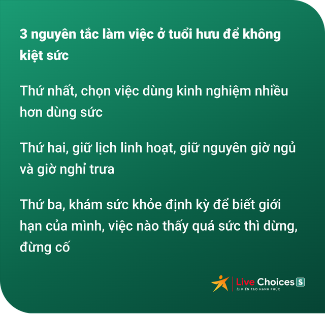 Cách làm việc sau nghỉ hưu như MC Lại Văn Sâm để không bị kiệt sức - Ảnh 2.