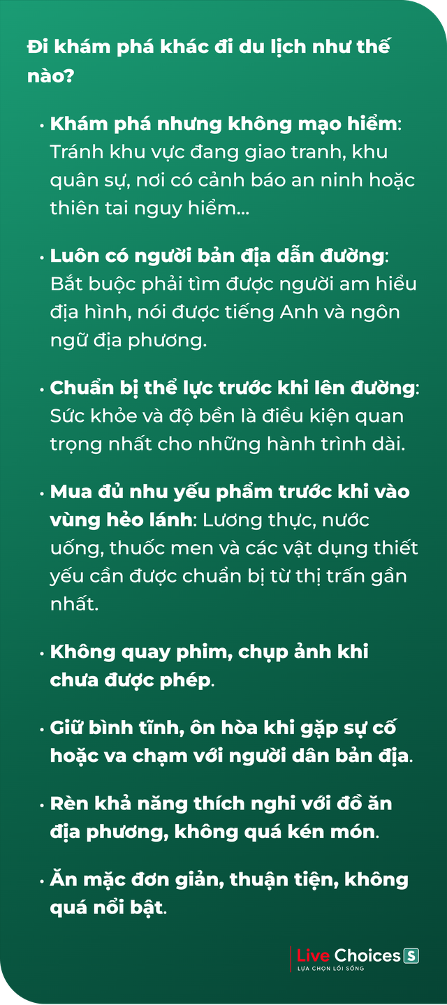 Dị nhân Việt Nguyễn Noah đi qua 195 nước và câu chuyện từ chối kim cương , da hổ - Ảnh 20. Dị nhân Việt Nguyễn Noah đi qua 195 nước và câu chuyện từ chối kim cương , da hổ - Ảnh 20.