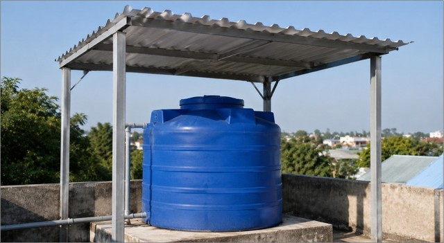 Lời khuyên cho những gia đình đang sử dụng bồn nước nhựa - Ảnh 1.