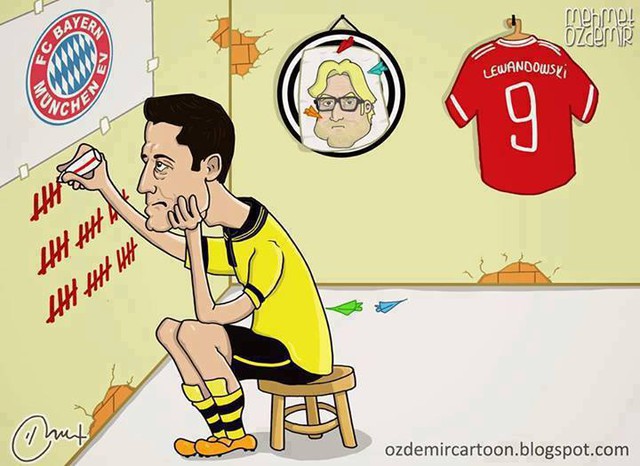 	Lewandowski đang bị cầm tù