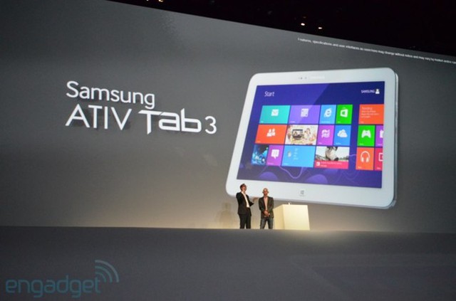 
	ATIV Tab 3 là một trong số những tablet Windows 8 mỏng nhất hiện nay.