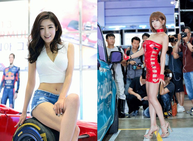 Dàn chân dài tại Seoul Auto Salon 2013