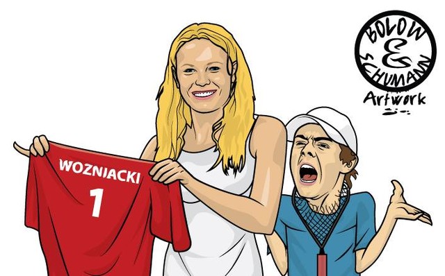 
	Tay vợt đang nổi như cồn Wozniacki