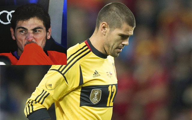  	Valdes đang được trọng dụng hơn nhiều so với Casillas trong màu áo ĐTQG