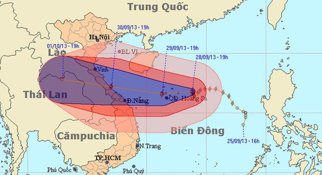 Cộng đồng mạng thắt lòng vì bão miền Trung