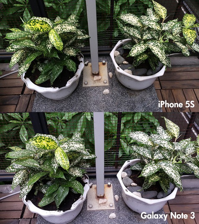 So sánh ảnh chụp từ Galaxy Note 3 và iPhone 5S tại VN