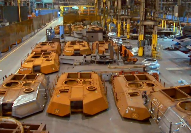 Tại trung tâm sản xuất hệ thông chung ở Lima, các xe tăng xe được phục hồi trong vòng chưa đến 180 ngày.