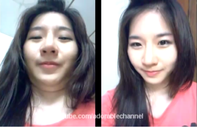 Sốc vì những cô gái Hàn Quốc có khuôn mặt thay đổi kinh ngạc theo góc nhìn (P2)