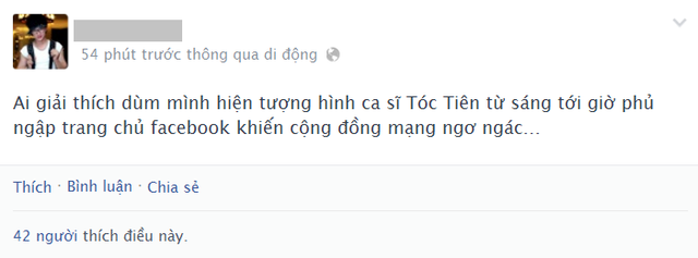 Tại sao Tóc Tiên gây bão trên facebook?