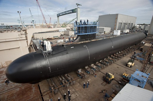 Hải quân Mỹ đang đóng thêm tàu ngầm lớp Virginia với tốc độ 2 chiếc/năm.