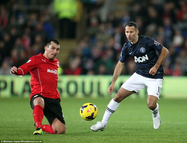 
	Cuối tuần trước Ryan Giggs ra sân trong trận hòa 2-2 với Cardiff City tại Premier League