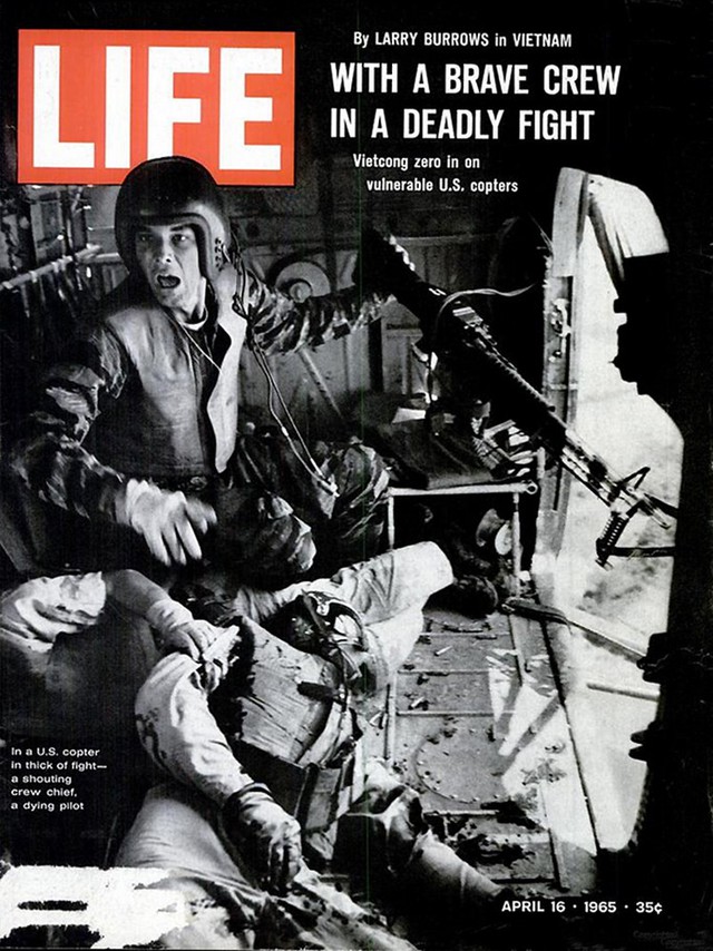 
	Một người lính phi công Mỹ tử nạn trong cuộc chiến tại Việt Nam. Số ra ngày 16/4/1965.