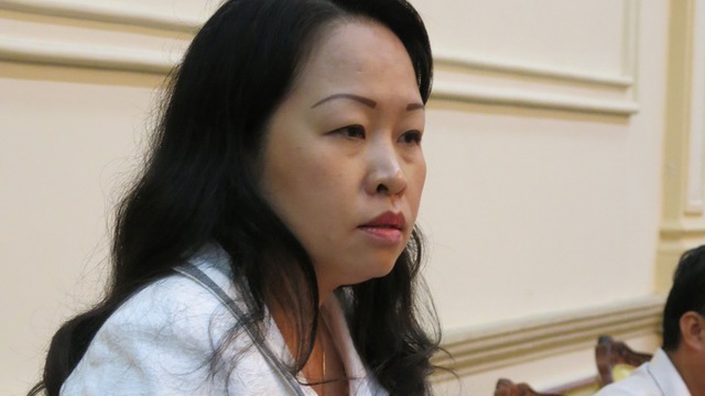 
	Bà Lê Ngọc Thùy Trang, chi cục trưởng Chi cục Tài chính doanh nghiệp, Sở Tài chính thành phố
