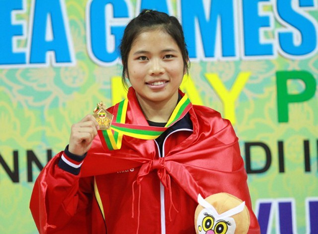 
	Huy chương Vàng thứ 3. Bộ môn Wushu

	VĐV Nguyễn Thị Chinh - Nội dung: tán thủ (48kg)