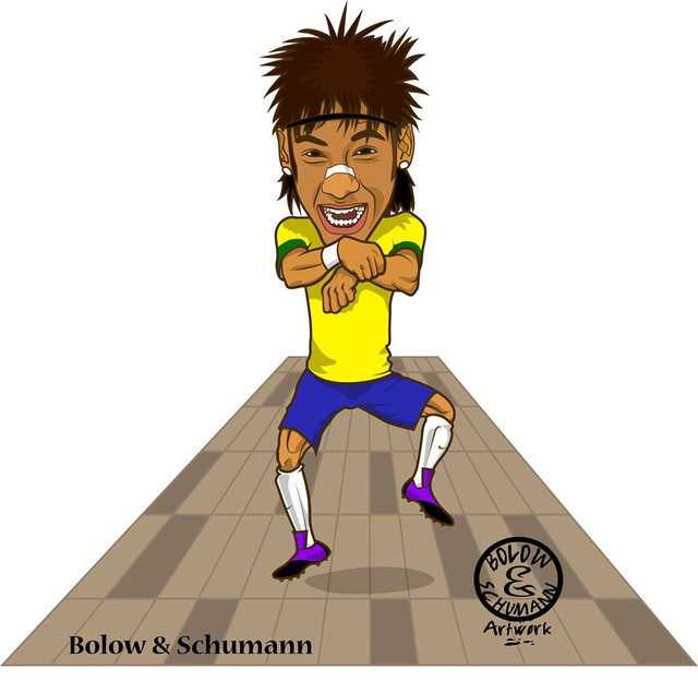 
	Neymar đang nhảy Samba Style