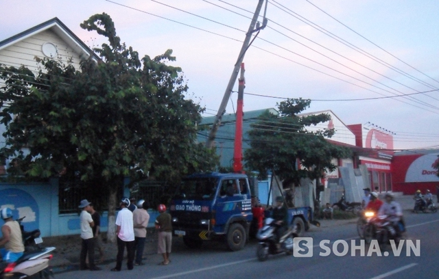 Hiện trường nơi xảy ra sự cố