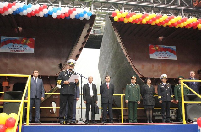 
	Và vào ngày 24/9/2013 vừa qua, nhà máy đã tổ chức lễ đặt ky đóng mới thêm 2 tàu Gepard 3.9 cho Hải quân nhân dân Việt Nam. So với 2 tàu trước đó, 2 chiến hạm mới sẽ được tăng cường khả năng chống ngầm.