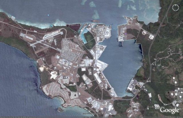 Một góc căn cứ quân sự Guam