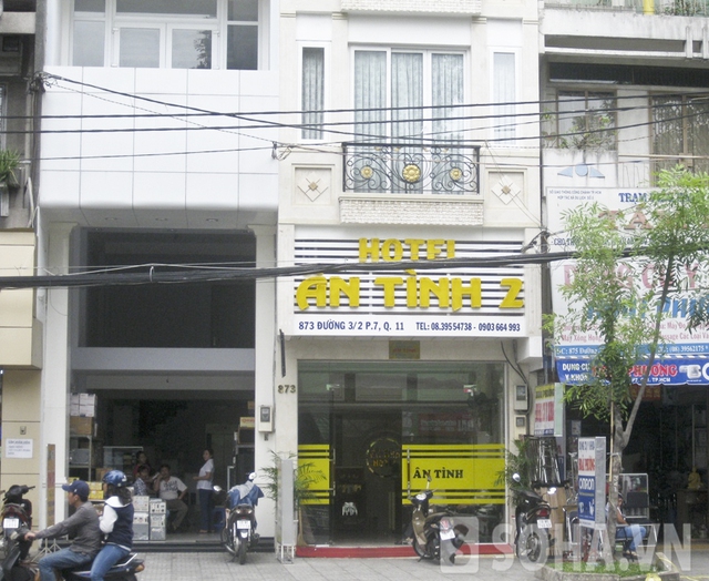 Khách sạn nơi phát hiện nghi can Phạm Xuân Sơn tự tử.