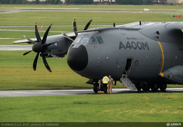 Cận cảnh 'gã khổng lồ' Tây Âu Airbus A400M 