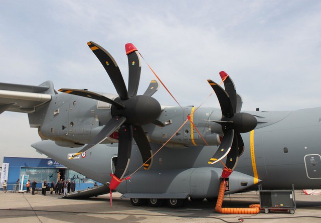 Cận cảnh 'gã khổng lồ' Tây Âu Airbus A400M 