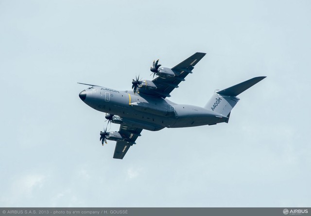 Cận cảnh 'gã khổng lồ' Tây Âu Airbus A400M 