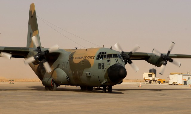 	Máy bay vận tải C-130 Hercules của Không quân Australia.