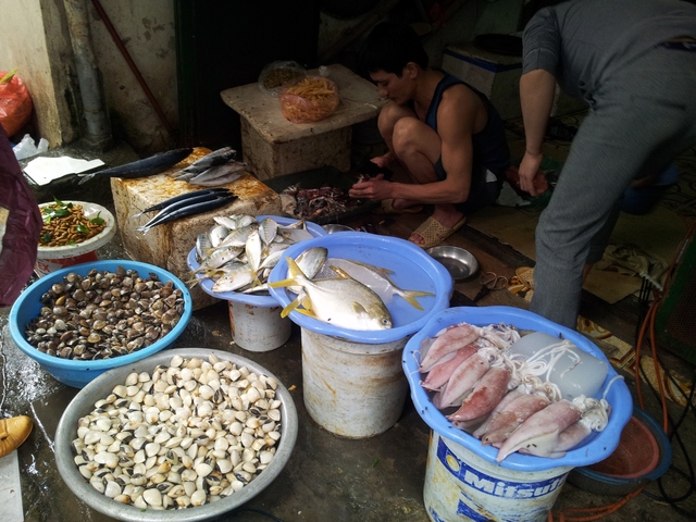 Cá, mực, đồ thủy - hải sản tăng đột biến vì khan hàng.