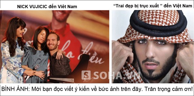 Bình ảnh: Trai đẹp bị trục xuất và Nick Vujicic