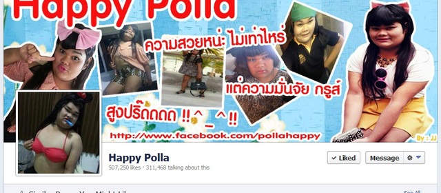 Fanpage của Polla đã cán mốc 500.000 thành viên. (Ảnh chụp màn hình)