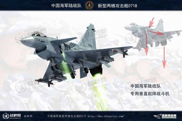 Thế nhưng mới đây không chỉ trên các trang mạng quân sự mà trên những kênh truyền hình của nước này đã phát đi hình ảnh về một mẫu cải tiến của máy bay một động J-10 của Trung Quốc với khả năng có thể cất hạ cánh thẳng đứng.