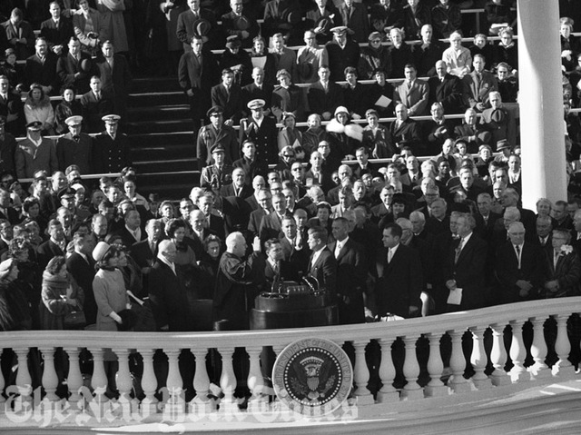  	Lễ nhậm chức của cố Tổng thống Mỹ Kennedy năm 1961.