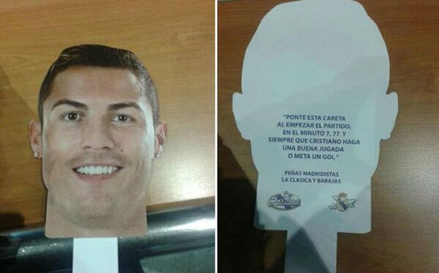  	Thông điệp đằng sau chiếc mặt nạ Cris Ronaldo