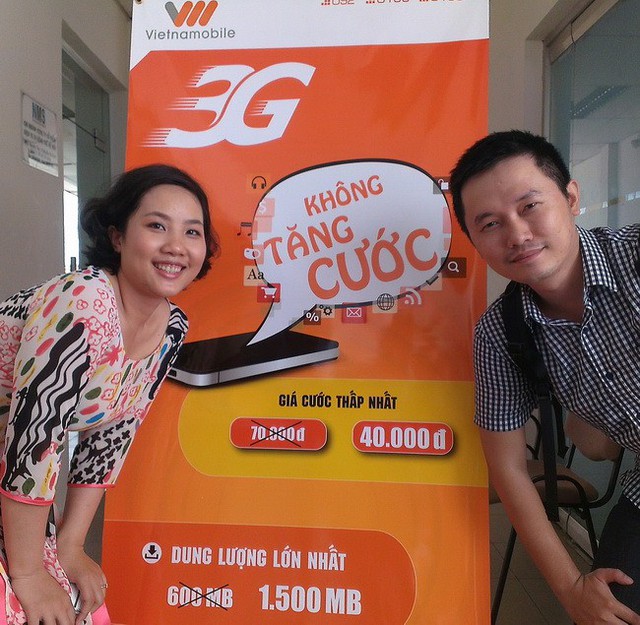  	Vietnamobile - nhà mạng cam kết không tăng giá 3G