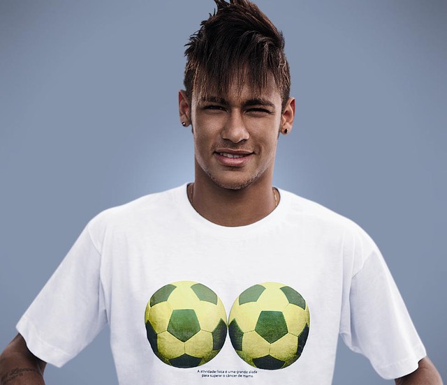 	Neymar chung tay chống ung thư vú