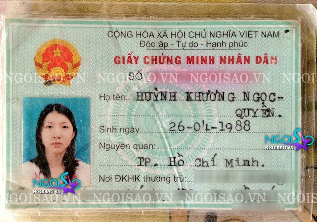 Xem chứng minh thư của Ngọc Trinh, Hoàng Thùy Linh, Hồng Quế...