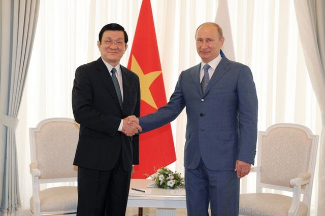 
	Chủ tịch nước Việt Nam Trương Tấn Sang và Tổng thống Nga Putin.