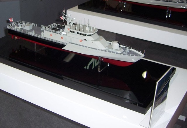 Mô hình tàu pháo tuần tra M58