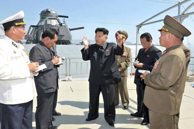  	Ngày 24/3/2013, thông tấn xã Triều Trung đã đăng tải thông tin ông Kim Jong Un thị sát đơn vị bộ đội 1501 và thăm nom công tác chế tạo một loại &quot;tàu chiến&quot; mới mà nước này vừa tự nghiên cứu thành công.