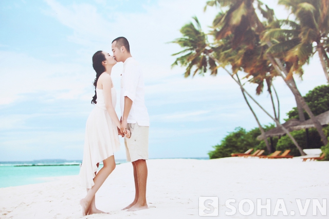 Ảnh cưới lãng mạn của siêu mẫu Phạm Ngọc Thạch
