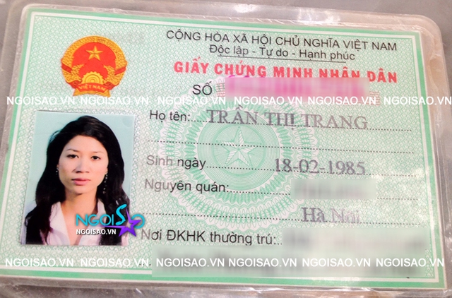 Xem chứng minh thư của Ngọc Trinh, Hoàng Thùy Linh, Hồng Quế...