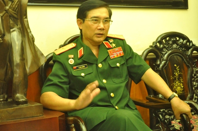 Thiếu tướng Lê Mã Lương - Anh hùng lực lượng vũ trang nhân dân (Ảnh: Tuấn Nam)