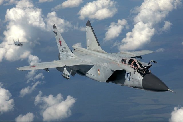 Mig-31 được đóng quân ở khu vực Siberia để sẵn sàng bay đến mọi nơi trên đất nước Nga rộng lớn