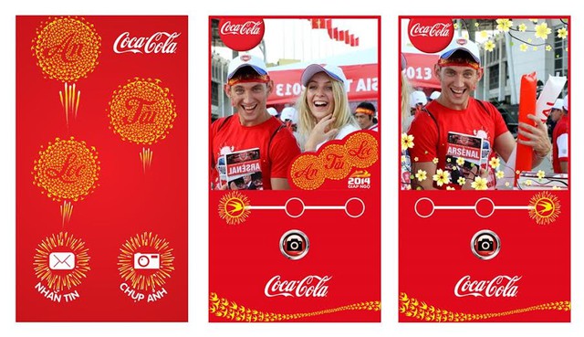 Đừng quên nhắn bạn bè ra “máy gắn kết Coca-Cola” để cùng trò chuyện và gửi lời chúc cho nhau